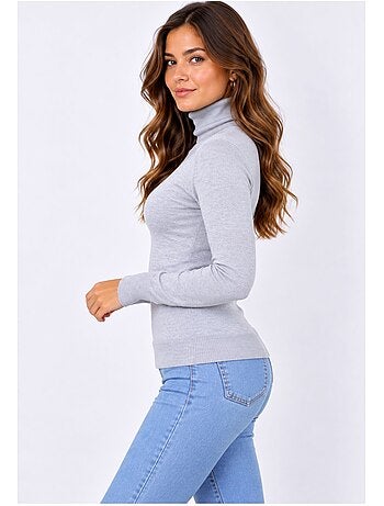 Pull col roulé kebello