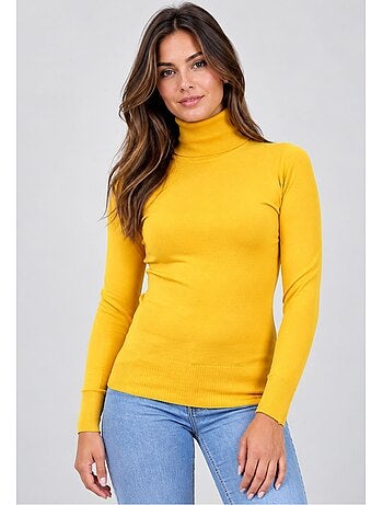 Pull col roulé kebello