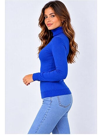 Pull col roulé kebello
