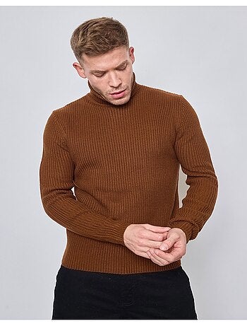 Pull col roulé Kebello
