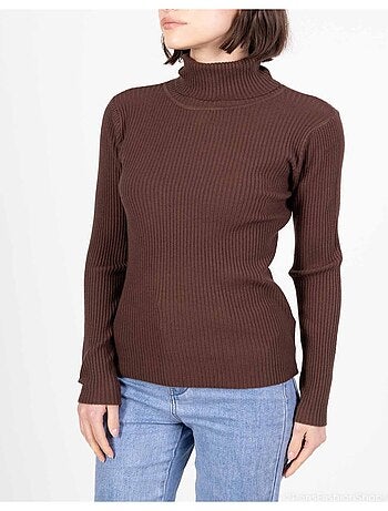 Pull col Roulé Kebello