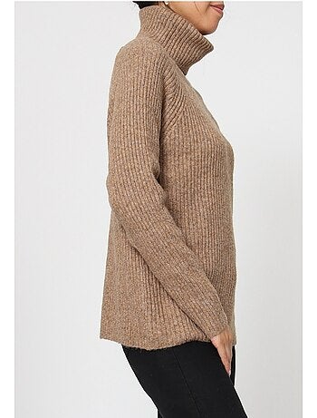 Pull col roulé kebello