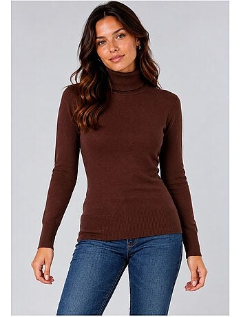 Pull col roulé kebello