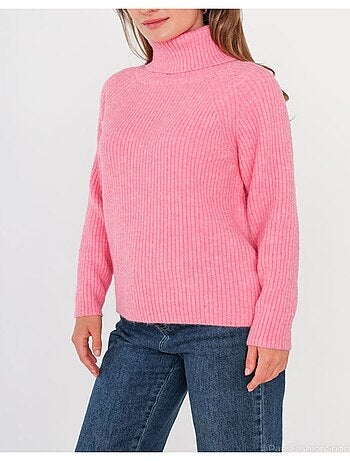 Pull col Roulé Kebello