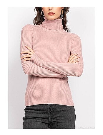 Pull col Roulé Kebello