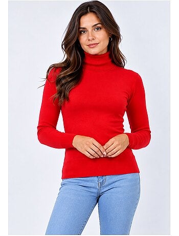 Pull col roulé kebello