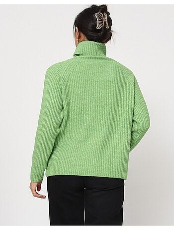 Pull col Roulé Kebello