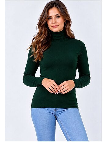 Pull col roulé kebello