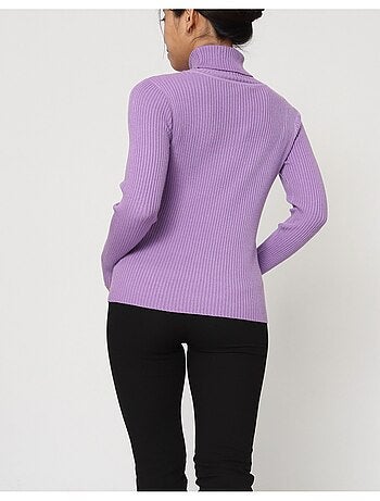 Pull col Roulé Kebello