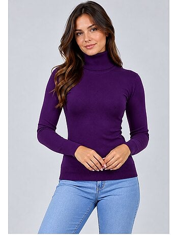 Pull col roulé kebello