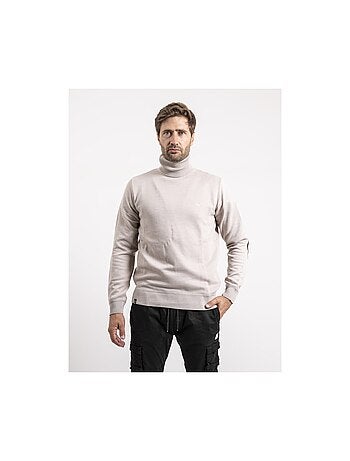 Pull col roulé LARLEQUIN