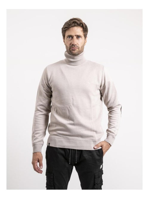 Pull col roulé LARLEQUIN - Kiabi