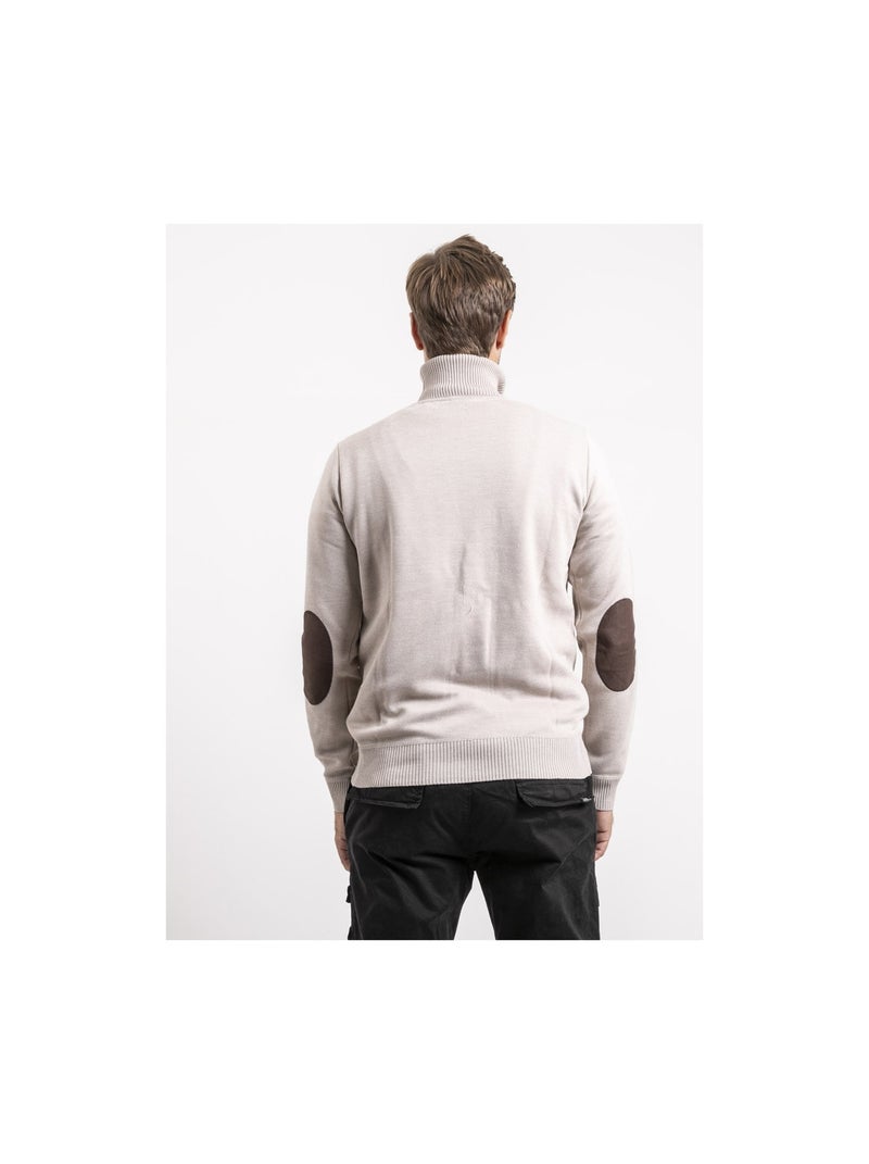 Pull col roulé LARLEQUIN Beige - Kiabi