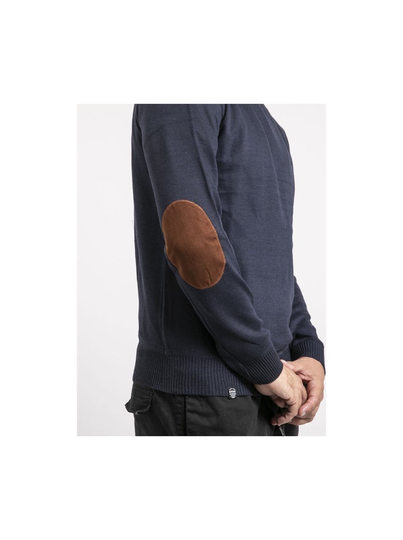 Pull col roulé LARLEQUIN Bleu marine - Kiabi