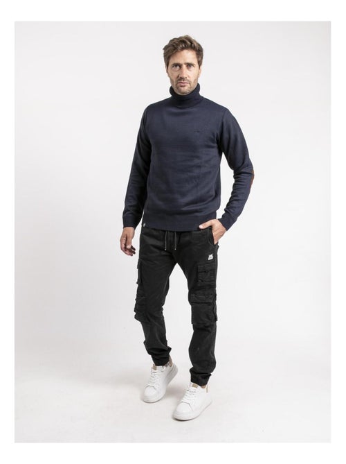 Pull col roulé LARLEQUIN - Kiabi