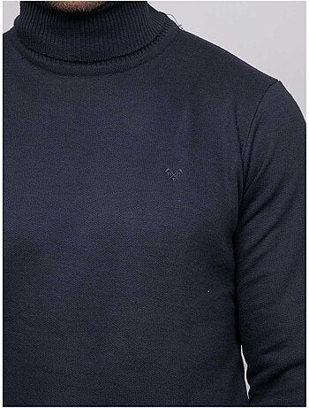 Pull col roulé larlequin