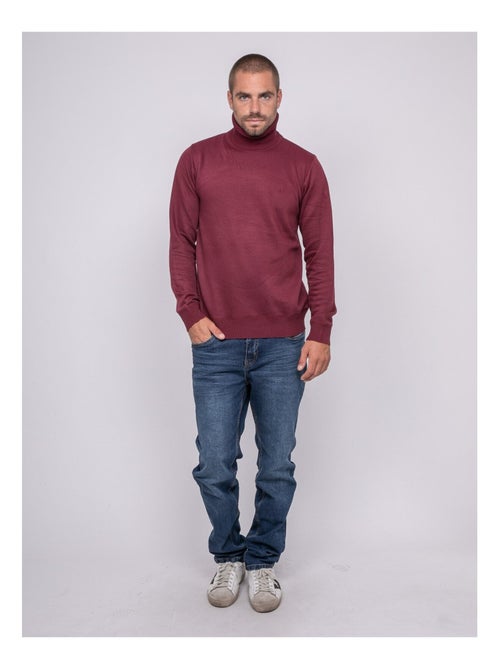 Pull col roulé LARLEQUIN - Kiabi