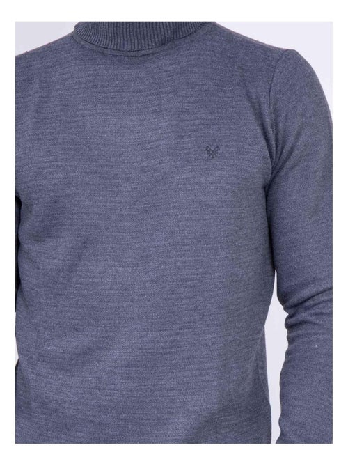 Pull col roulé LARLEQUIN - Kiabi