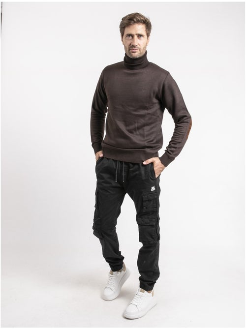 Pull col roulé LARLEQUIN - Kiabi