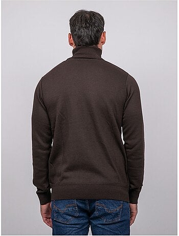 Pull col roulé larlequin