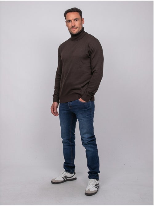 Pull col roulé larlequin - Kiabi Pull col roulé larlequin - Kiabi