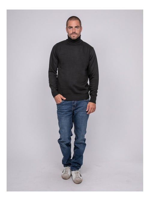 Pull col roulé LARLEQUIN - Kiabi