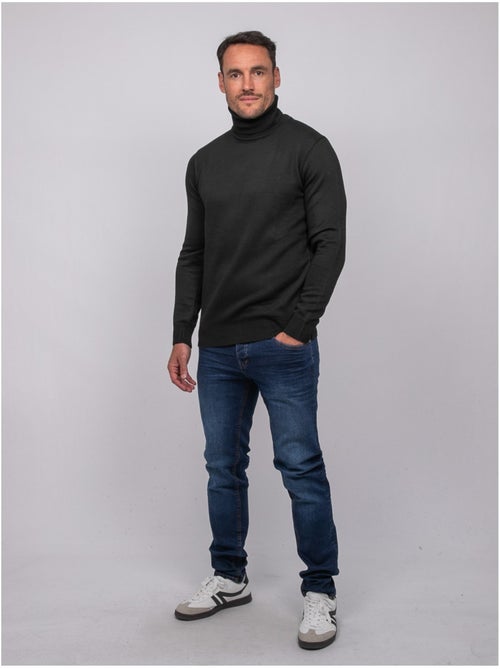 Pull col roulé larlequin - Kiabi Pull col roulé larlequin - Kiabi