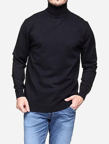 Pull col roulé
