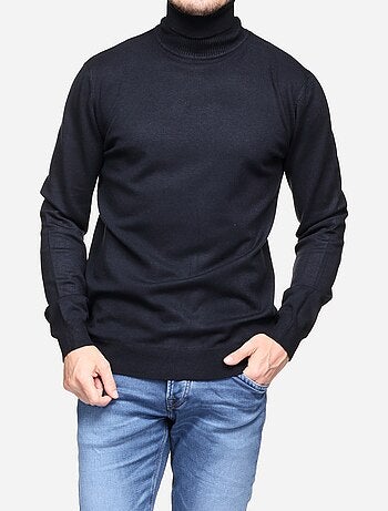 Pull col roulé