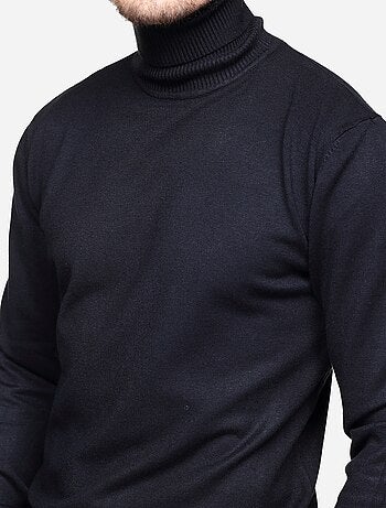 Pull col roulé