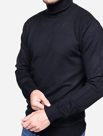 Pull col roulé
