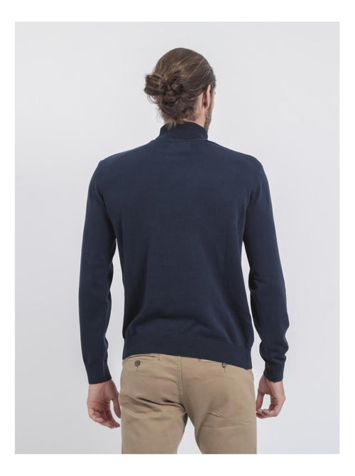 Pull col roulé pur coton LODIRK - Kiabi