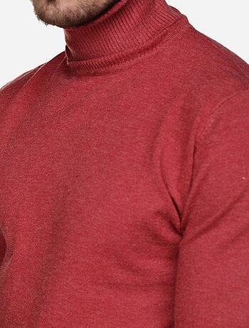 Pull col roulé