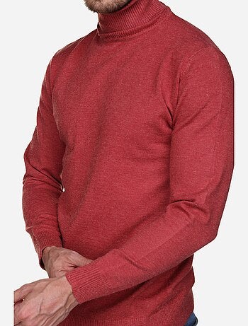 Pull col roulé