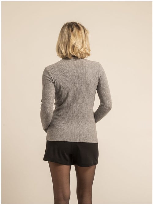 Pull col roulé texturé KILANIE - Kiabi