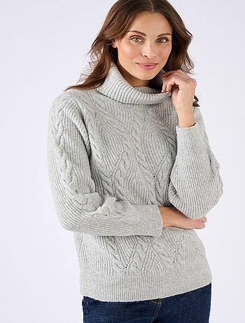 Pull col roulé torsadé Thermolactyl - Damart