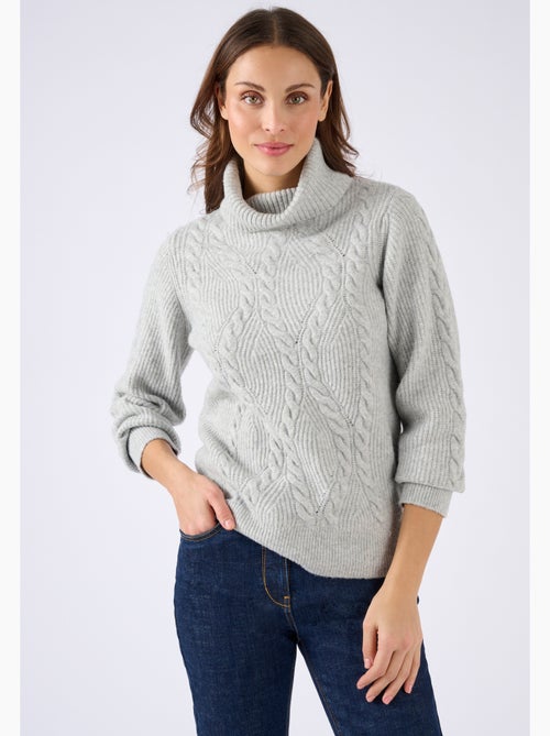 Pull col roulé torsadé Thermolactyl - Damart - Kiabi