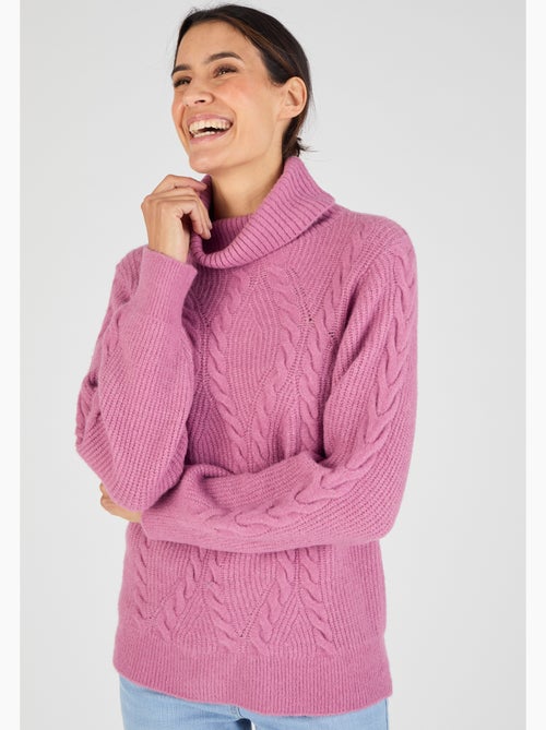 Pull col roulé torsadé Thermolactyl - Damart - Kiabi