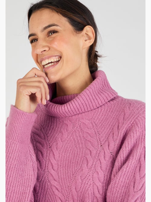 Pull col roulé torsadé Thermolactyl - Damart - Kiabi