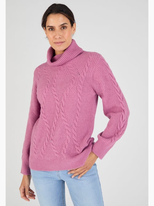 Pull col roulé torsadé Thermolactyl - Damart - Kiabi