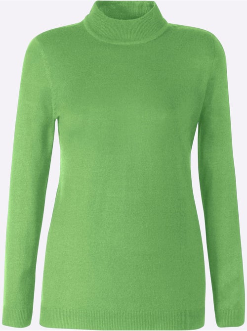 Pull col roulé très doux à manches longues et bords-côtes - Taille standard - Moda Vilona - Kiabi Pull col roulé très doux à manches longues et bords-côtes - Taille standard - Moda Vilona - Kiabi