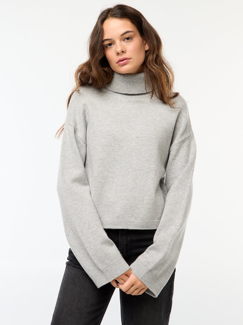 Pull Col Roulé Gris NEXT Pour Fille 12 Ans - Occasion Très Bon état