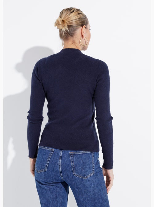Pull col roulotté forme ajustée - afibel - Kiabi Pull col roulotté forme ajustée - afibel - Kiabi
