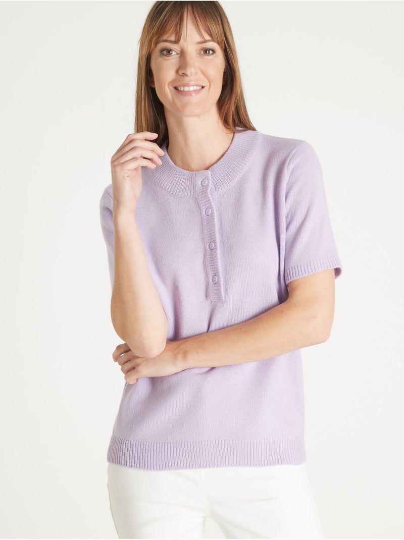 Pull col tunisien manches courtes - DAXON Parme - Kiabi
