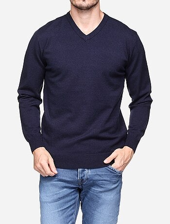 Pull col v - Yves Enzo