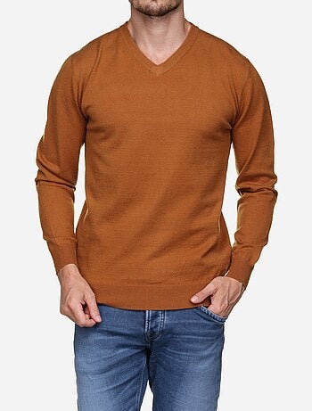 Pull col v - Yves Enzo