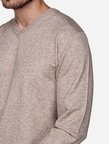 Pull col v - Yves Enzo