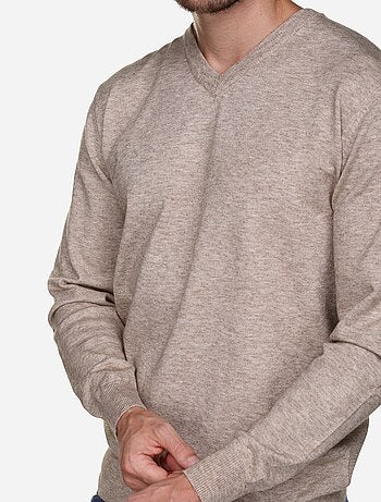 Pull col v - Yves Enzo