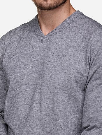 Pull col v - Yves Enzo