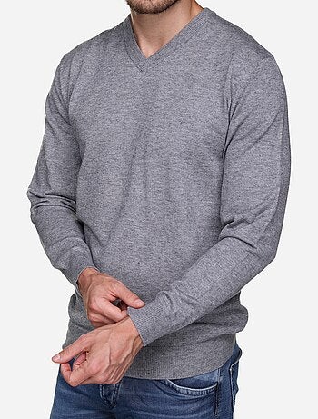 Pull col v - Yves Enzo